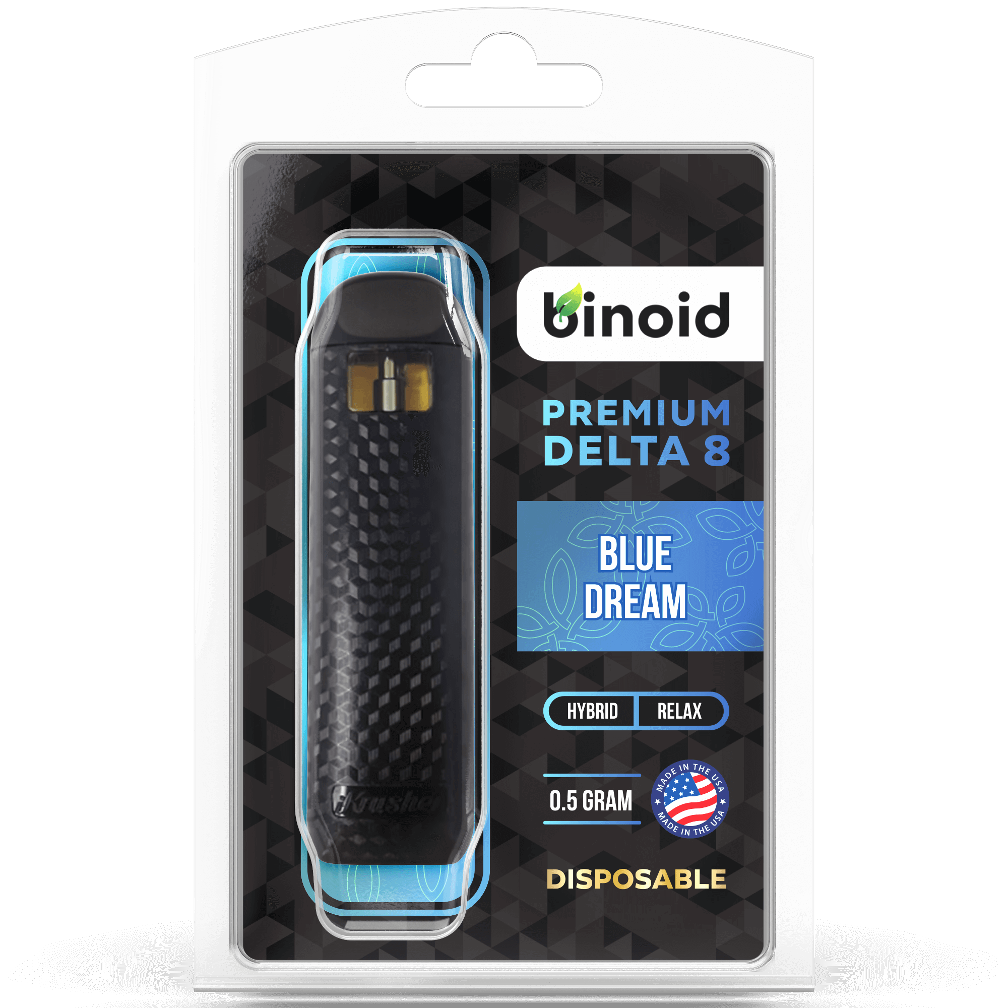 products Binoid Delta 8 THC disposable vape blue dream half gram