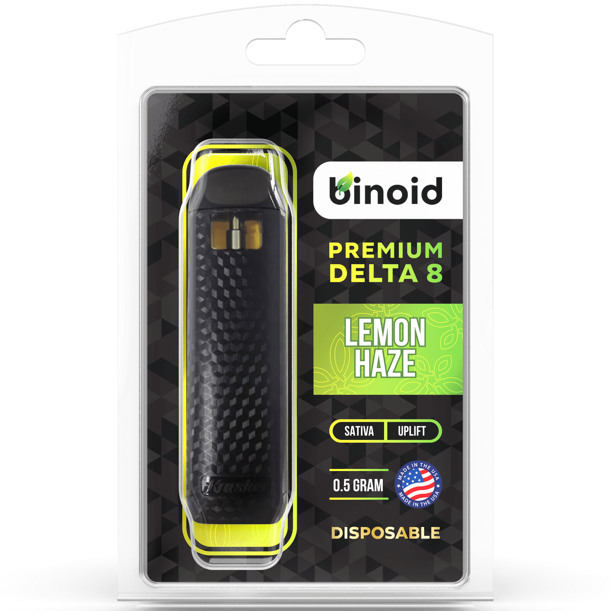 products Binoid Delta 8 THC disposable vape lemon haze half gram