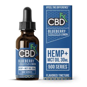 products CBDfx CBD Hemp Oil Flavored Tincture Blueberry Pineapple Lemon