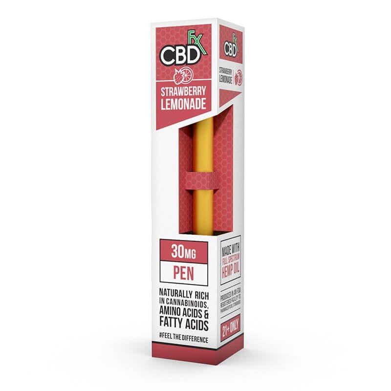 products CBDfx CBD Pen Disposable Strawberry Lemonade 1