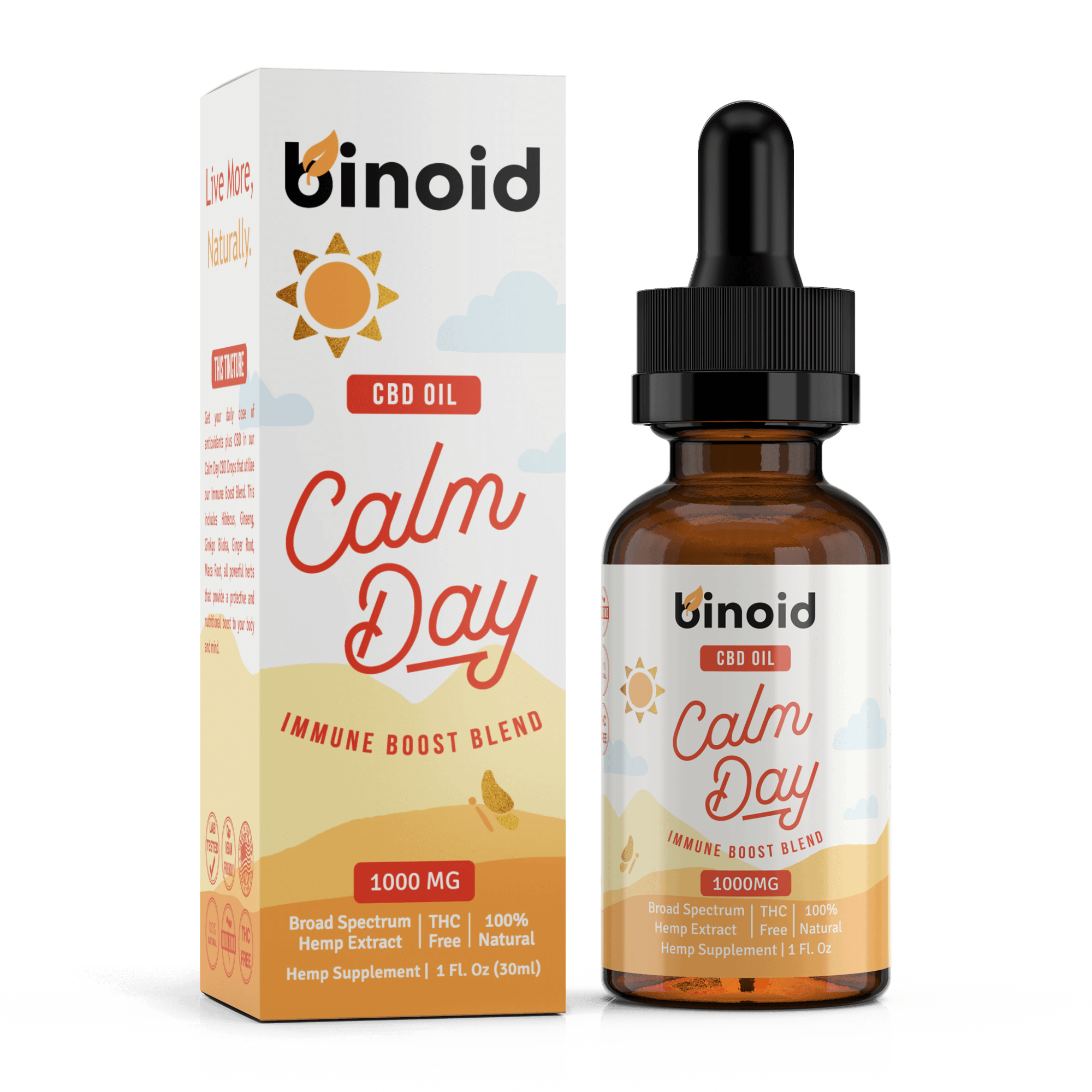 Binoid Calm Day CBD Oil - Immune Boost