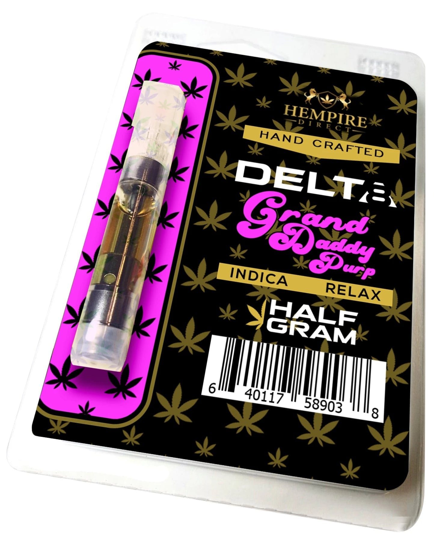 products Delta 8 THC Vape Cartridge Buy Delta 8 THC Online Grand Daddy Purp Half Gram