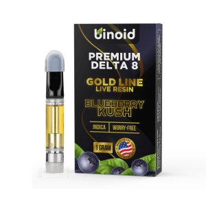 Delta 8 Live Resin Vape Cartridge - Blueberry Kush