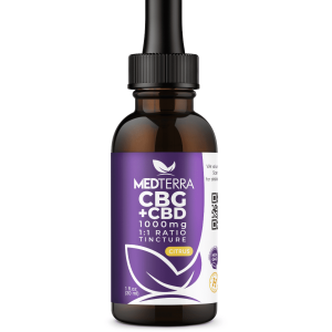 products MedterraCBD CBG Oil 1000mg Citrus Cannabigerol 1