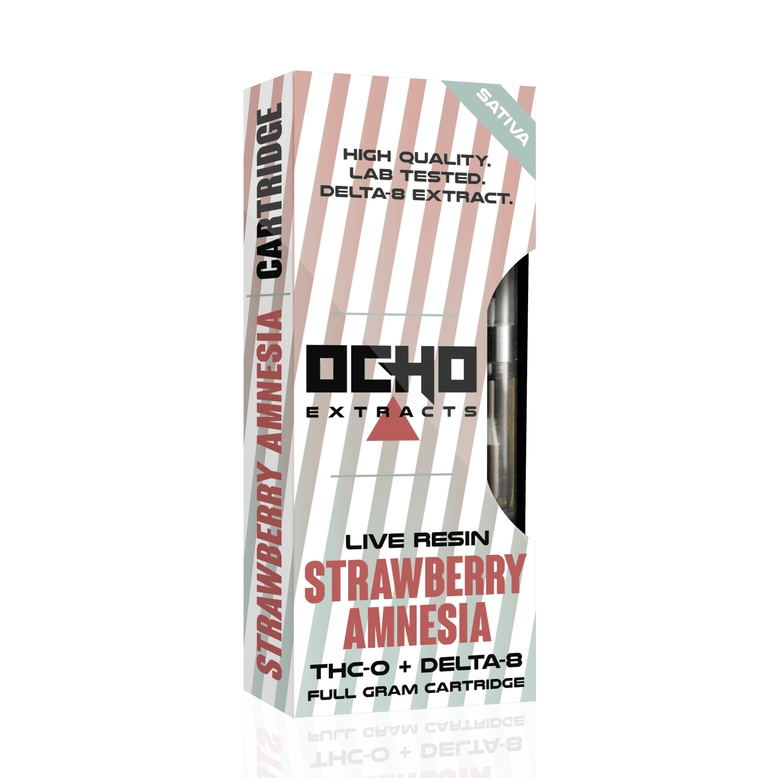products Ocho Exracts Live Resin THCO Vape Cartridge Strawberry Amnesia scaled