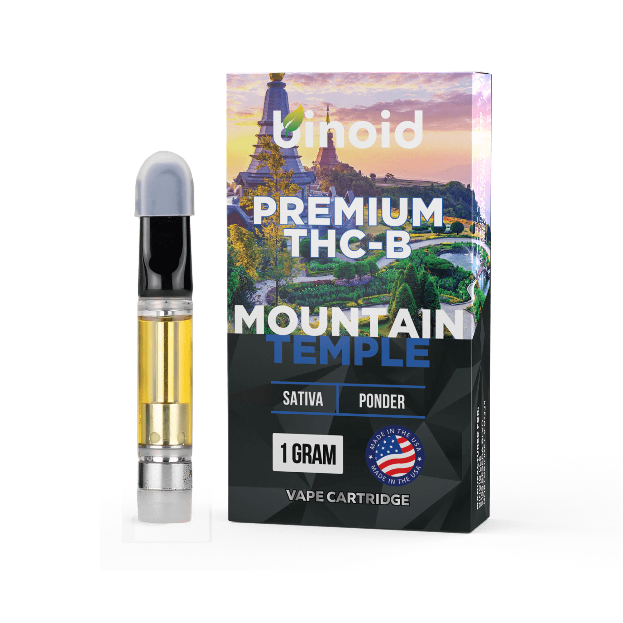 THC-B Vape Cartridge - Mountain Temple