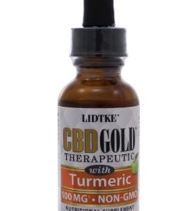 Lidtke Full Spectrum CBD Gold oil with Turmeric 100mg -1 Oz