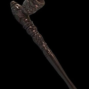 Carved Wood Tobacco Pipe