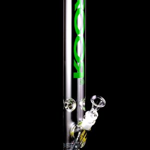 RooR 7mm Thick 18" Glass on Glass Straight Shooter Water Pipe - WP2519