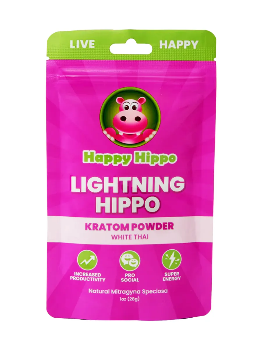 1 oz 28g Lighting Hippo White Thai