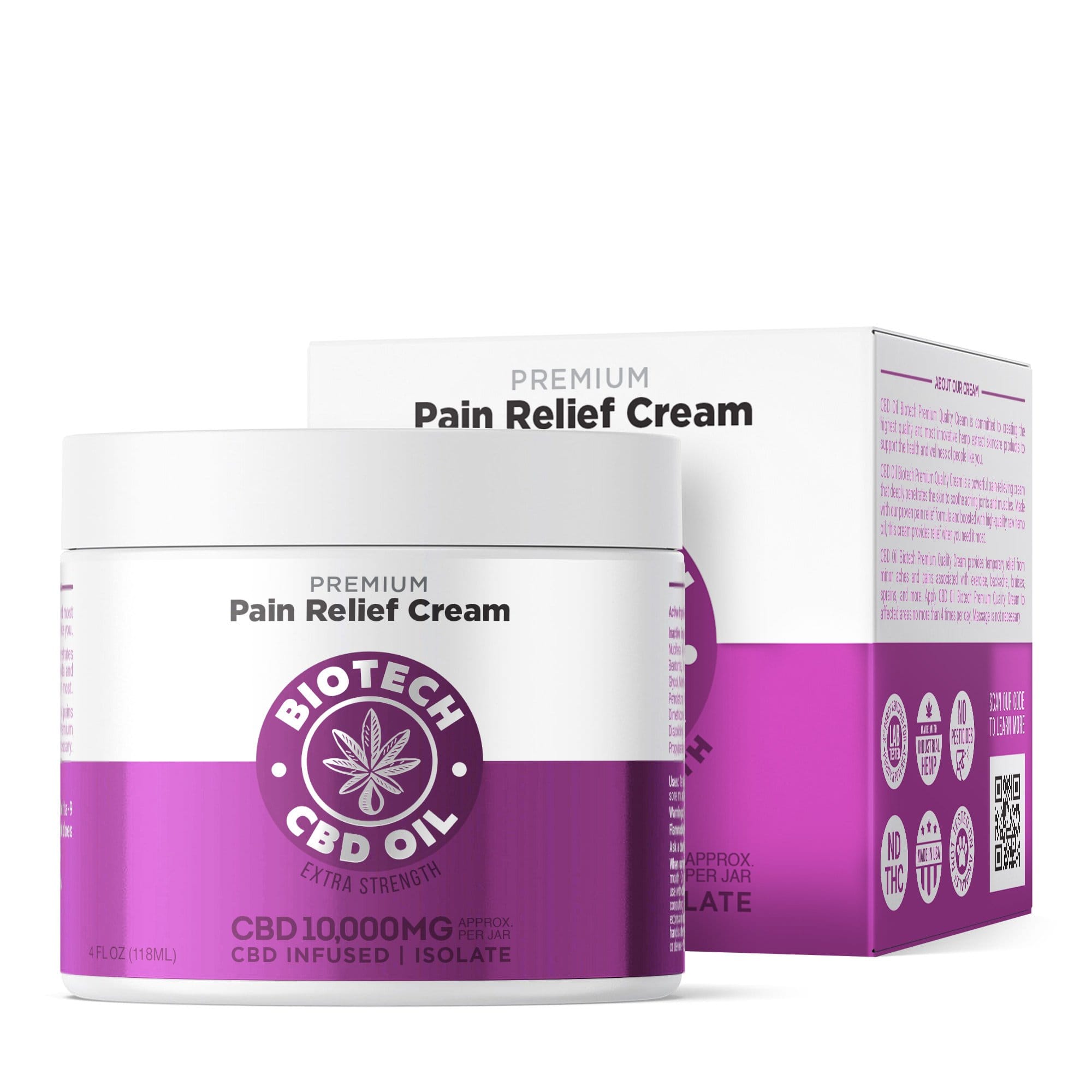 10000mg cbd pain relief cream 4oz biotech cbd 0