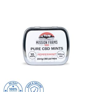 Pure CBD Peppermint Mints - 200mg CBD, 10 Count