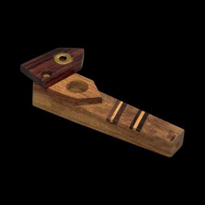 Tri-Tone Wood Pipe with Swivel Cover & Screen