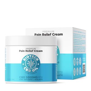 5000mg cbd pain relief cream 4oz biotech cbd 0