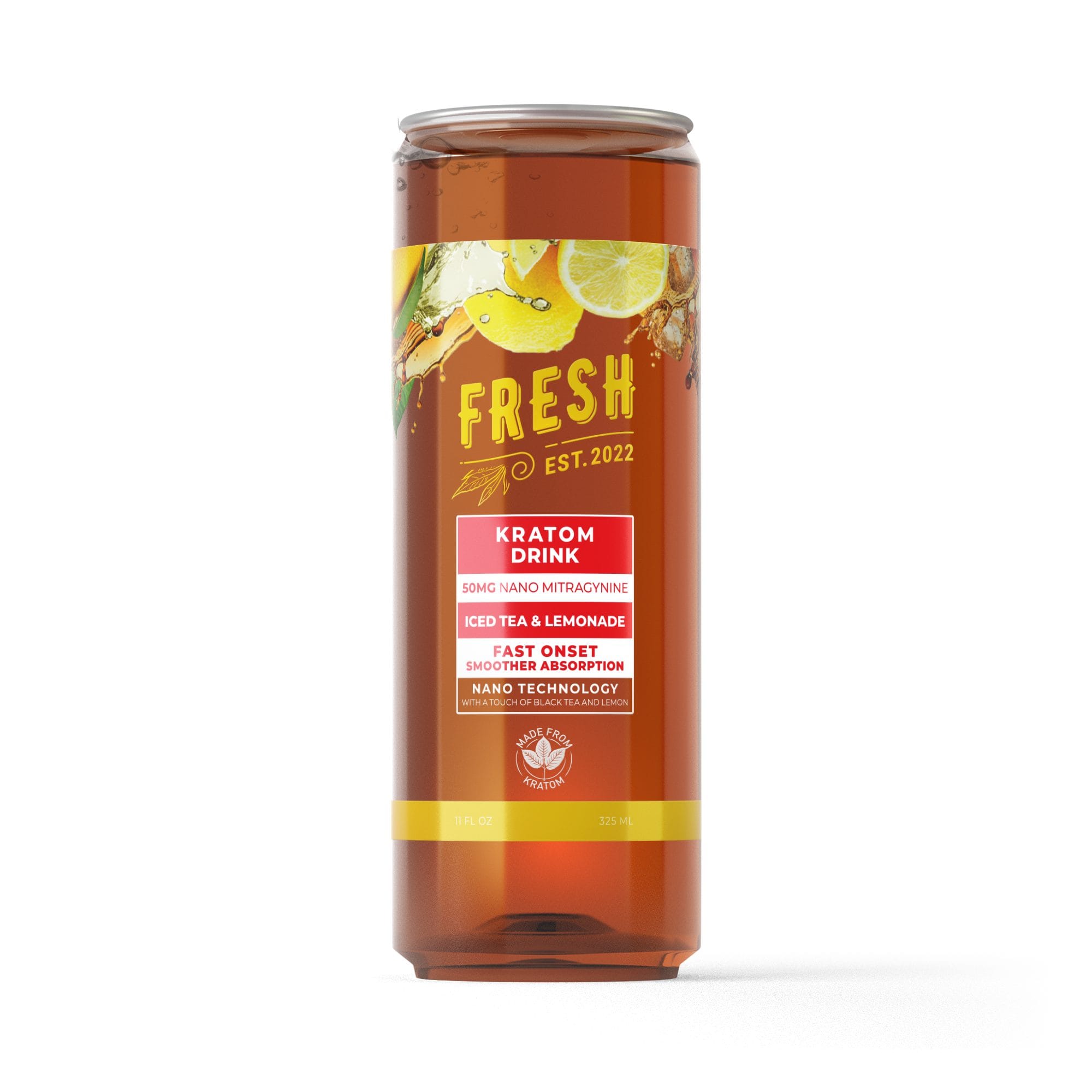 50mg mitragynine kratom nano iced tea iced tea lemonade fresh 0