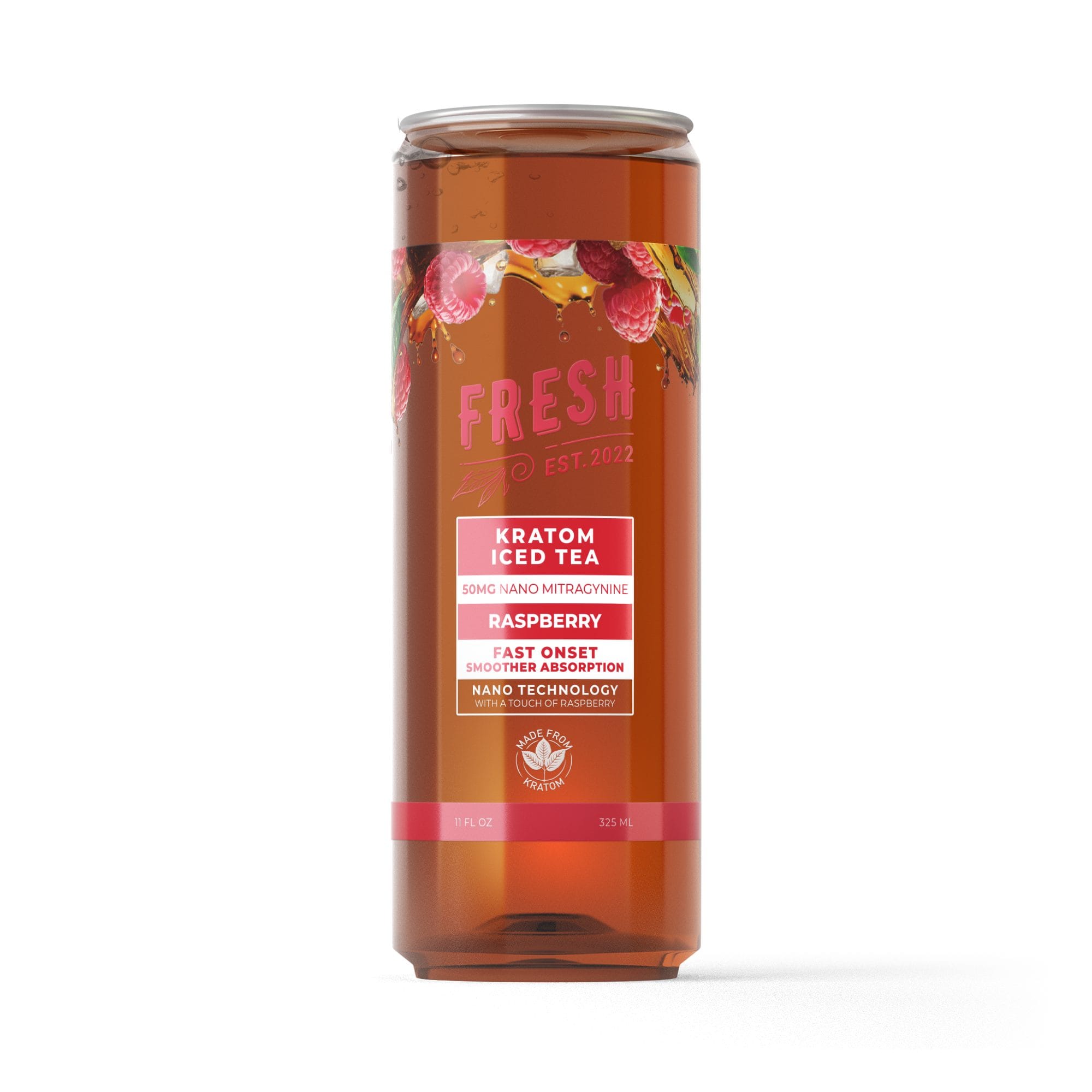 50mg mitragynine kratom nano iced tea raspberry fresh 0 2