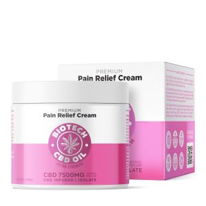7500mg cbd pain relief cream 4oz biotech cbd 0
