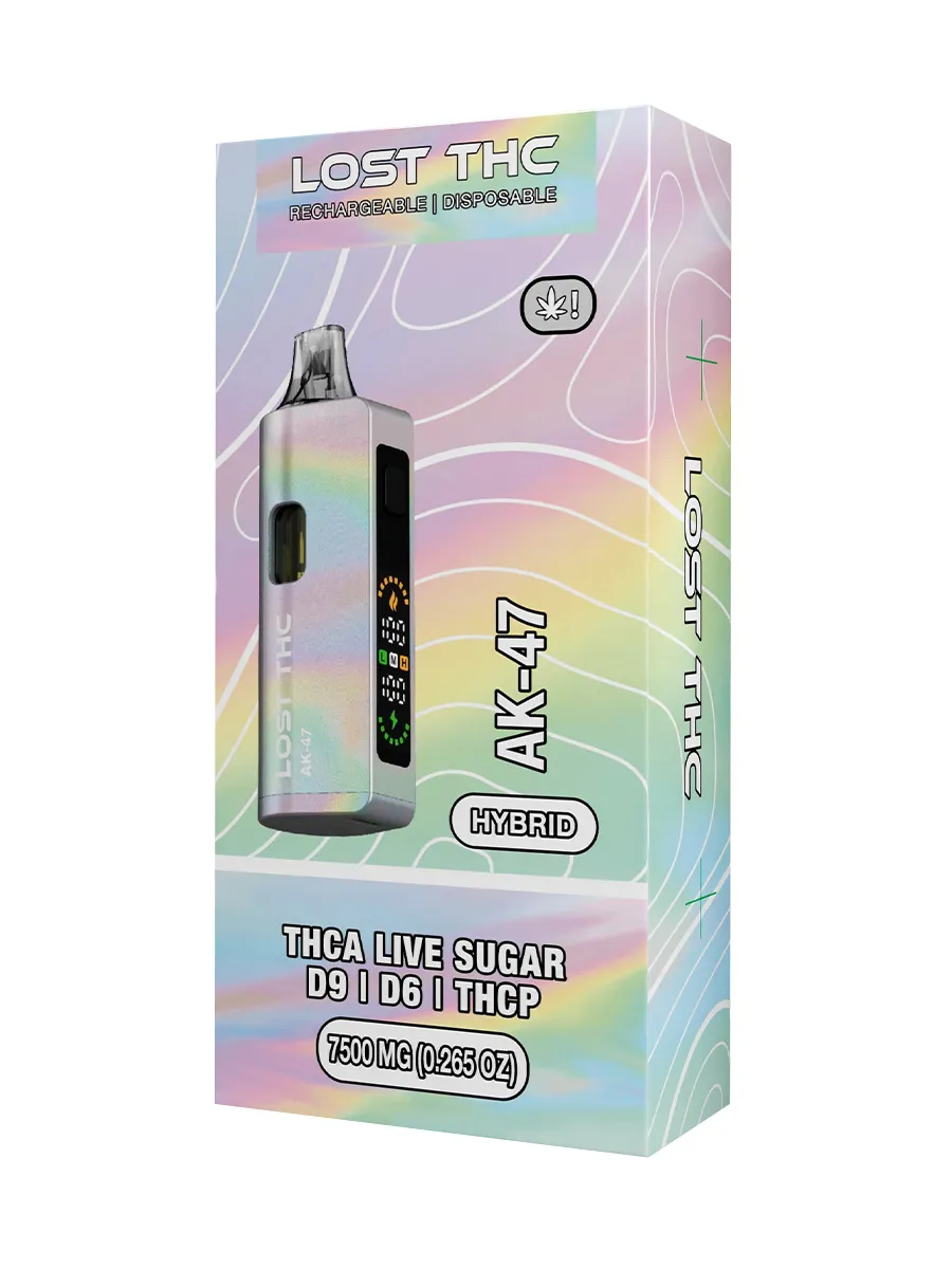 AK 47 Lost THC D9D6THCPTHCA Live Sugar Rechargeable Disposable