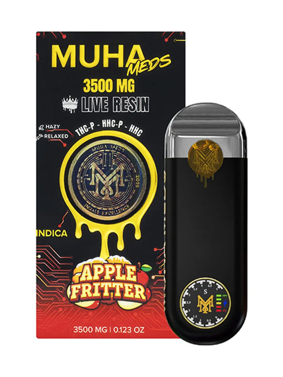 Apple Fritter Muha Meds Live Resin Disposable 3500MG