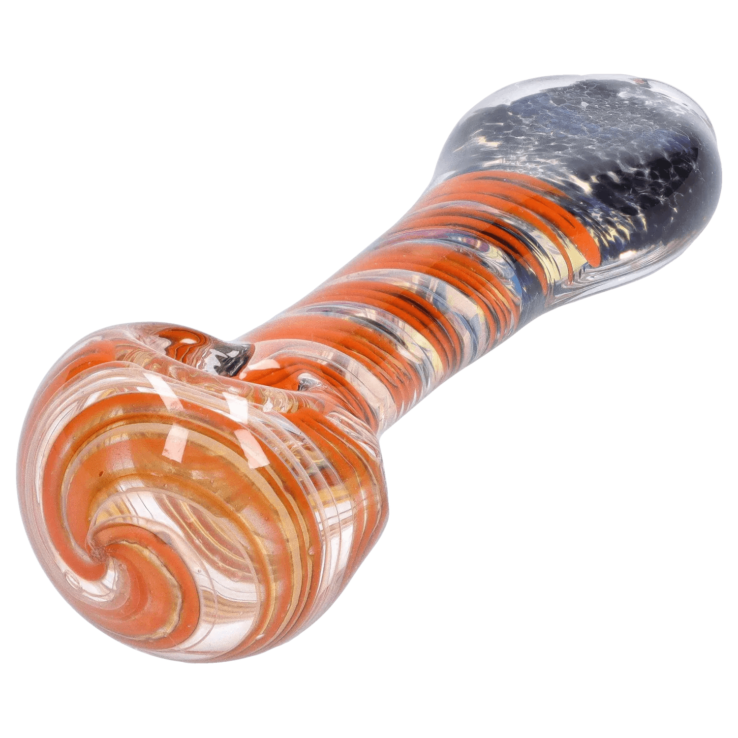 DHC Color Twisting Spoon Pipe - 3 in. - Orange