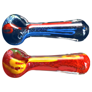 DHC Color Frit Spoon Pipe - 3 in.