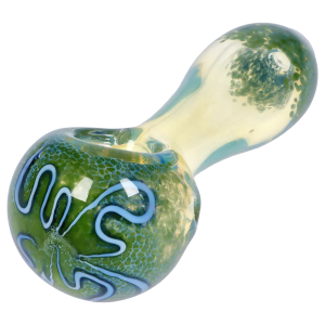 DHC Frit Fumed with Piping Spoon Pipe - 2.5 in.