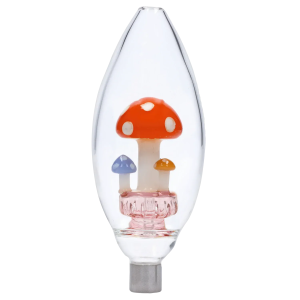 DHC Egg with Mushroom Perc Nectar Collector - 14mm - Orange