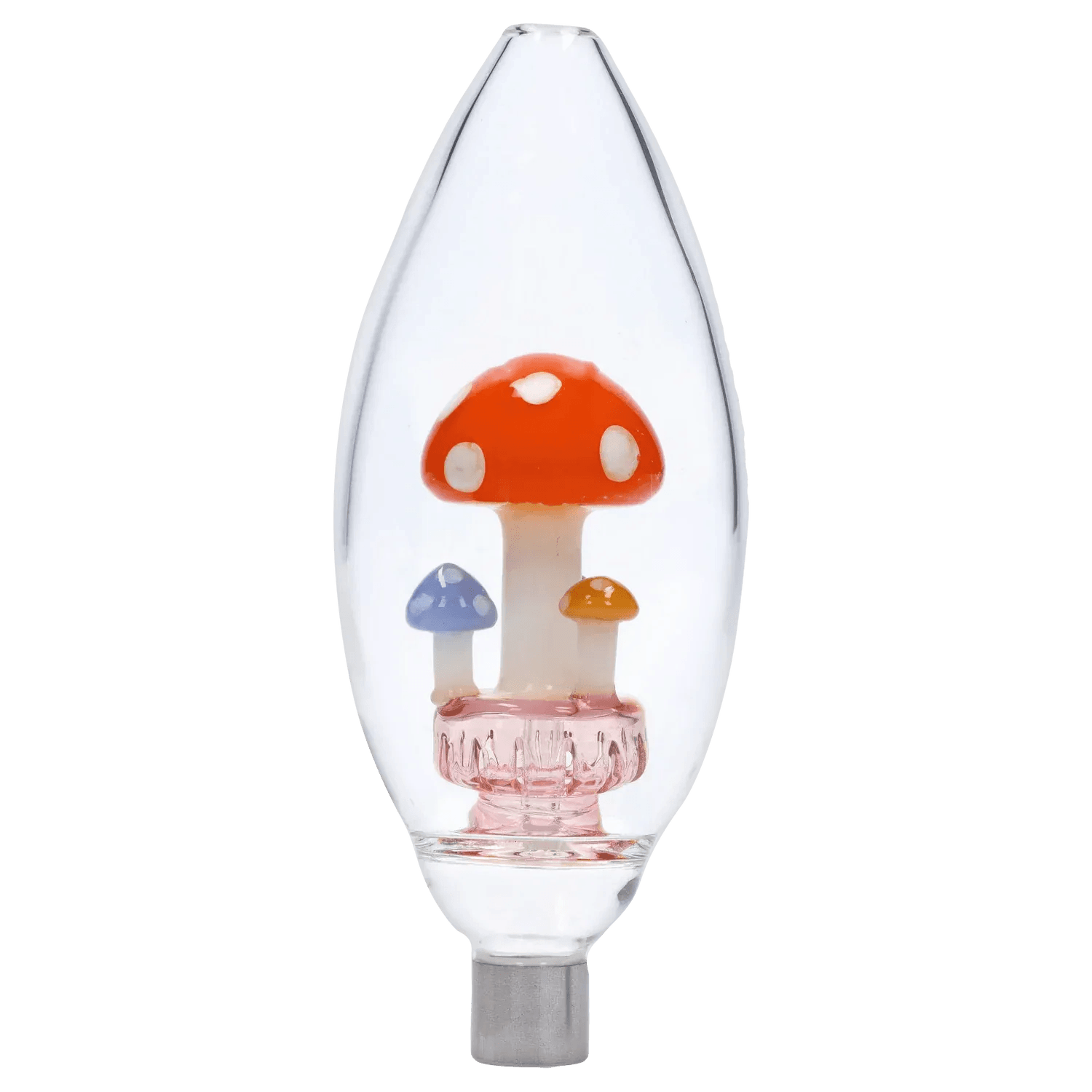 DHC Egg with Mushroom Perc Nectar Collector - 14mm - Orange