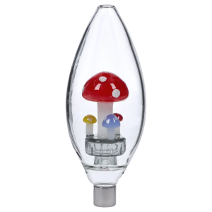 DHC Egg with Mushroom Perc Nectar Collector - 14mm - Red
