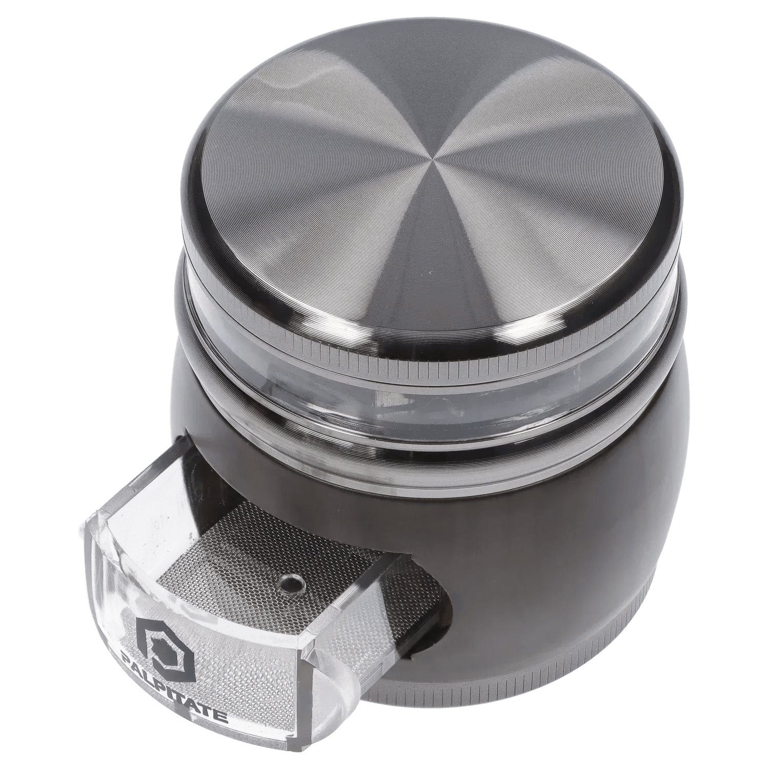 DHC Glossy 3-Stage Grinder - 62mm - Gun Metal