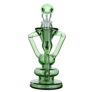 DHC Bent Neck Recycler Dual Use Bong - 6.8 in.