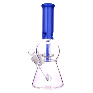 DHC Color UFO Perc Beaker Bong - 8.5 in. - Milky Blue