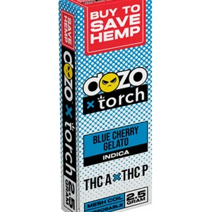 Blue Cherry Gelato Dozo x Torch THC-A + THC-P Disposable 2.5G