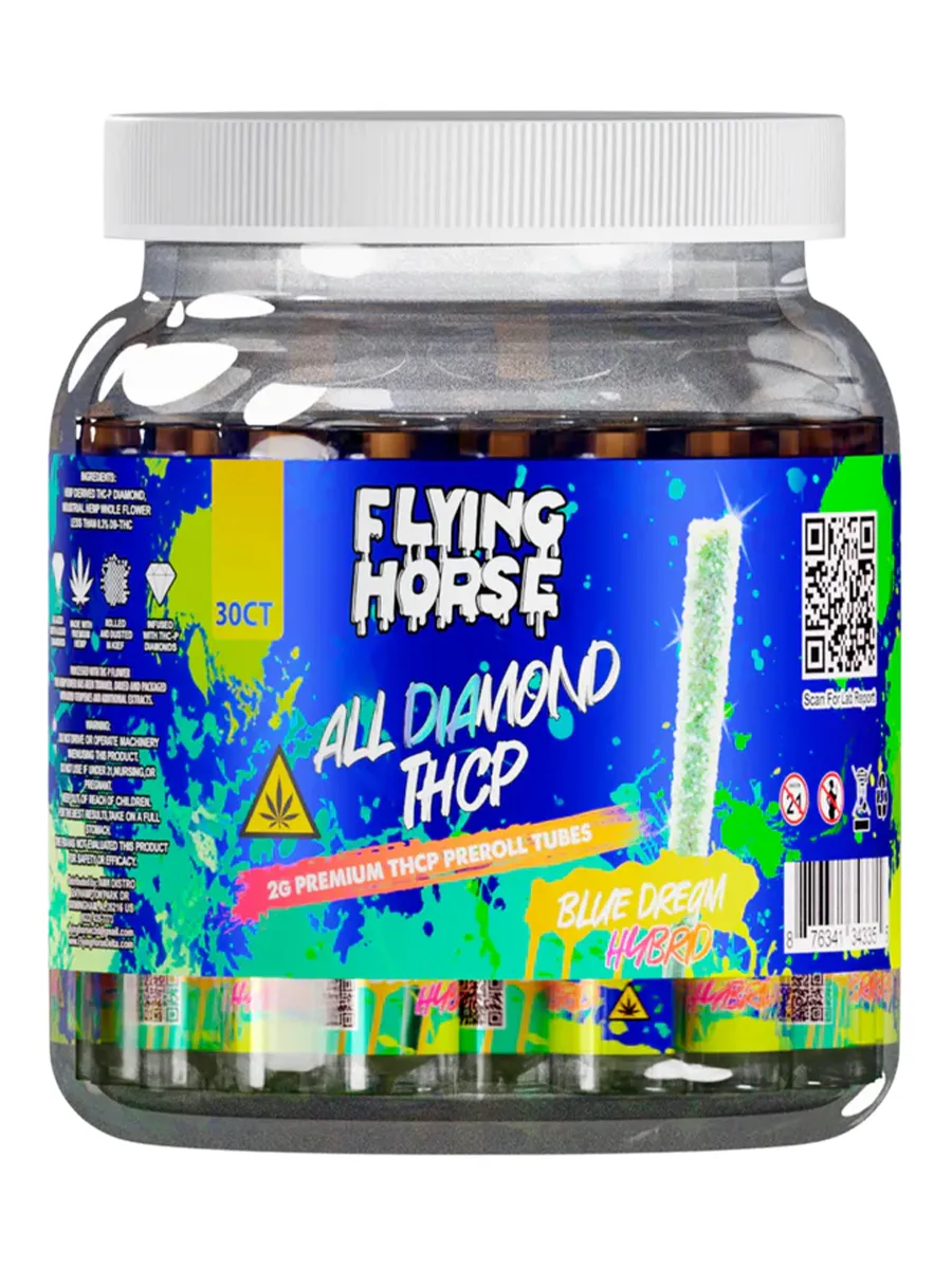 Blue Dream Flying Horse All Diamond THCP Pre Roll 1ct