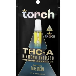 Blue Dream Torch Premium THCA Diamond Infused Cartridge 3.5G