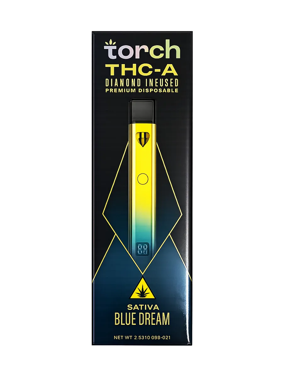 Blue Dream Torch THCA Diamond Infused Premium Disposable 2