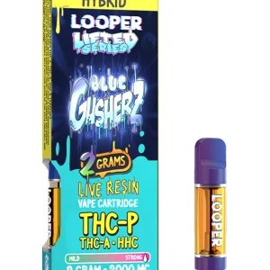 Blue Gusherz Looper Lifted Series HHC+THC-A+THC-P Cartridge 2G