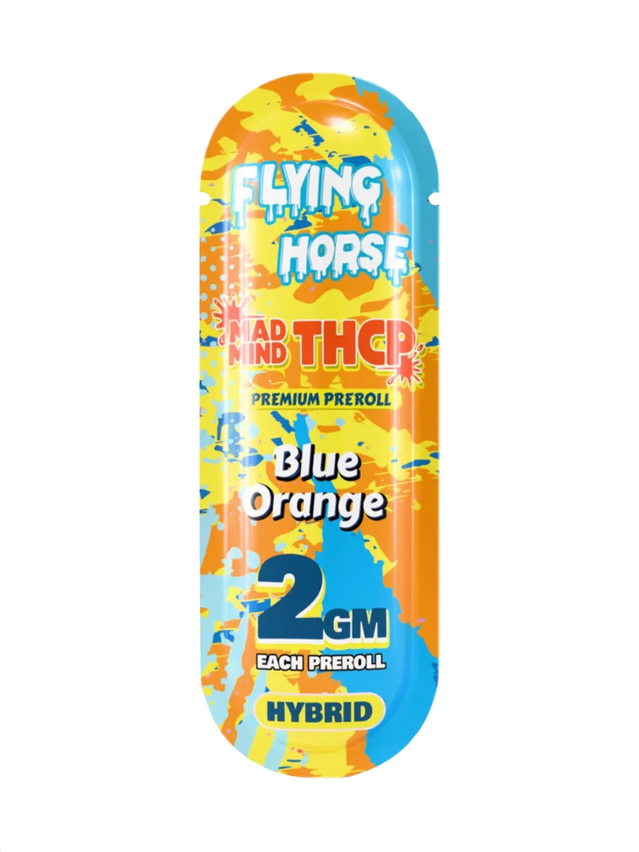 Blue Orange Flying Horse Mad Mind THCP Premiumm Pre-Roll 2GM