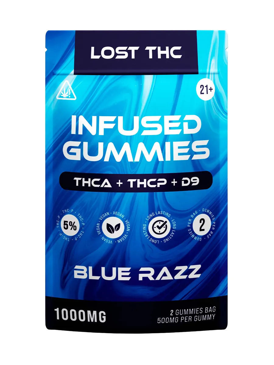 Blue Razz Lost THC THCATHCPD9 Infused Gummies 1