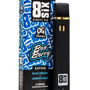 Boo Berry 8SIX OG Series Delta 8 THC Disposable 2G