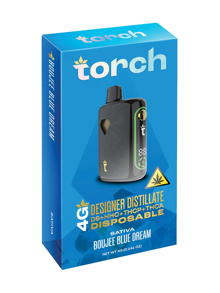 Boujee Blue Dream Torch Designer Distillate Disposable 4G