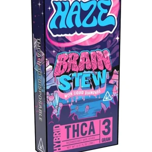 Brain Stew Haze THC-A Liquid Diamonds Disposable 3G