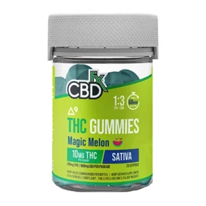 Melon Sativa CBDfx Delta 9 THC Gummies 600mg