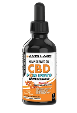 Axis Labs CBD for Dogs and Cats - 1oz Tincture (Bacon)