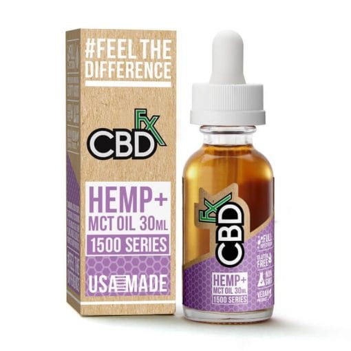 CBDfx - CBD Oil Tincture 1500mg (Hemp + MCT Oil) - 30 ml