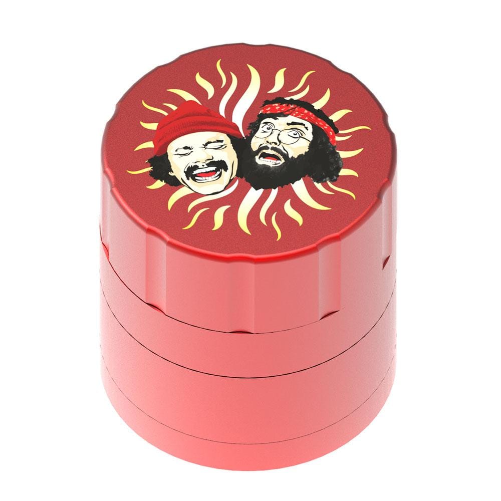 Up In Smoke 40th Anniversary 53mm 4-Piece Grinder - Red