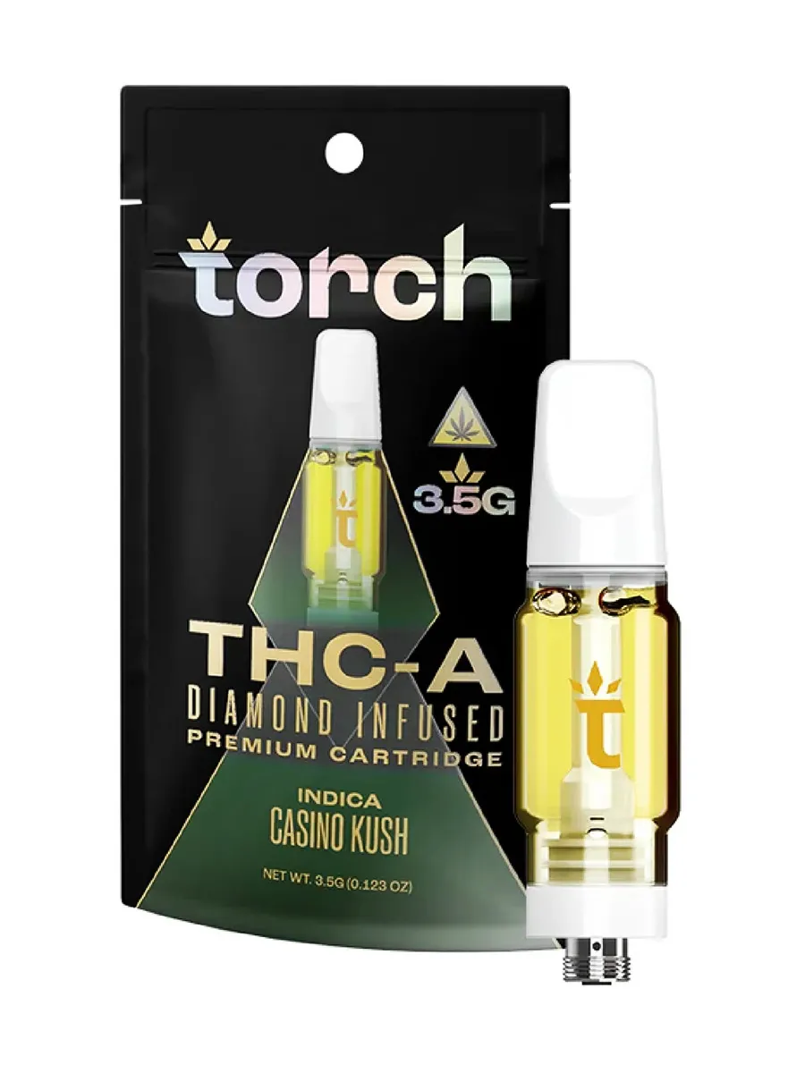 Casino Kush Torch Premium THCA Diamond Infused Cartridge 3
