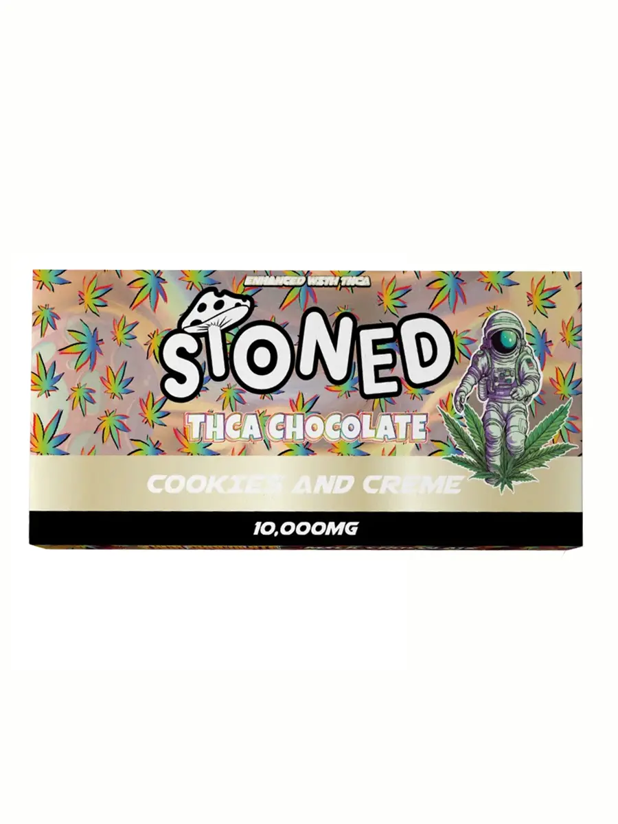 Cookies Cream Stoned THCA Chocolates 10000MG