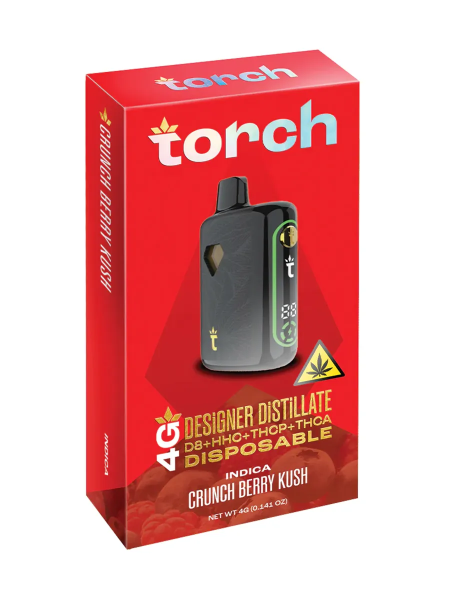 Crunch Berry Kush Torch Designer Distillate Disposable 4G