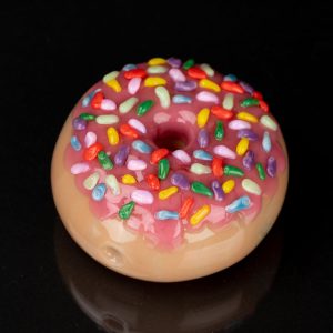 Empire Glassworks Pink Sprinkle Donut Hand Pipe